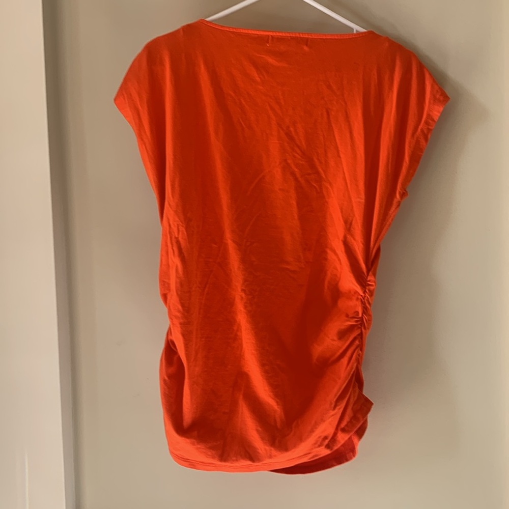 Orange Women's Top, Michael Kors, L, like new - Picture 5 of 7